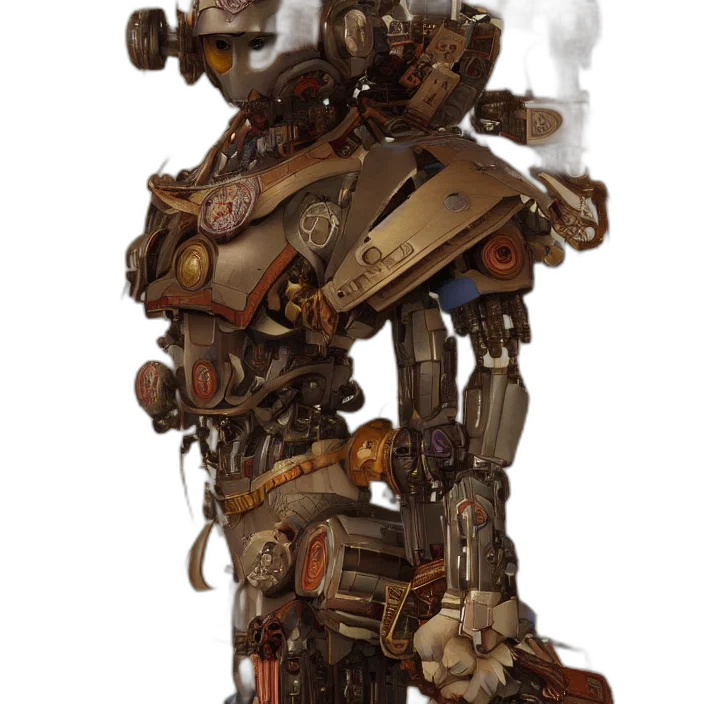 robot, staff, weapon, concept art transparent PNG cut-out