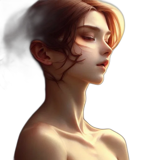 face, mask, crown, creature, fantasy art, photorealistic, concept art, oil painting transparent PNG cut-out