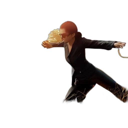 mask, creature, staff, weapon transparent PNG cut-out