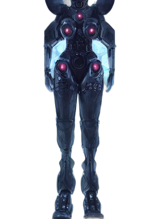 robot, jacket, dress, creature, concept art, cyberpunk, 3d render, pixel art transparent PNG cut-out