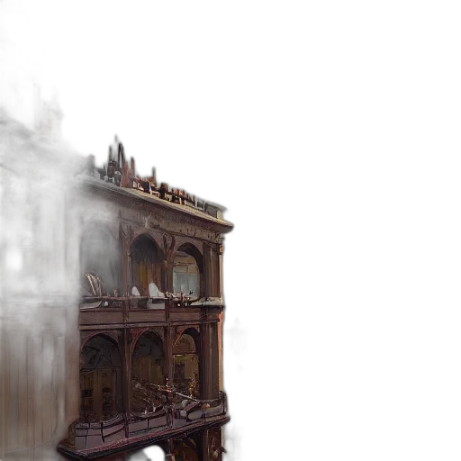 building, furniture, staff, crown, concept art, photorealistic, fantasy art, 3d render transparent PNG cut-out