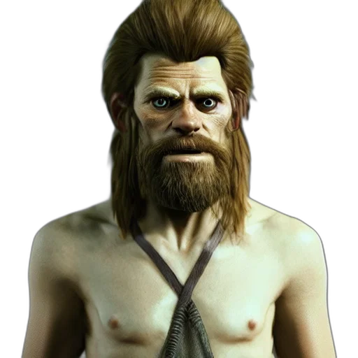 staff, creature, face, hair transparent PNG cut-out