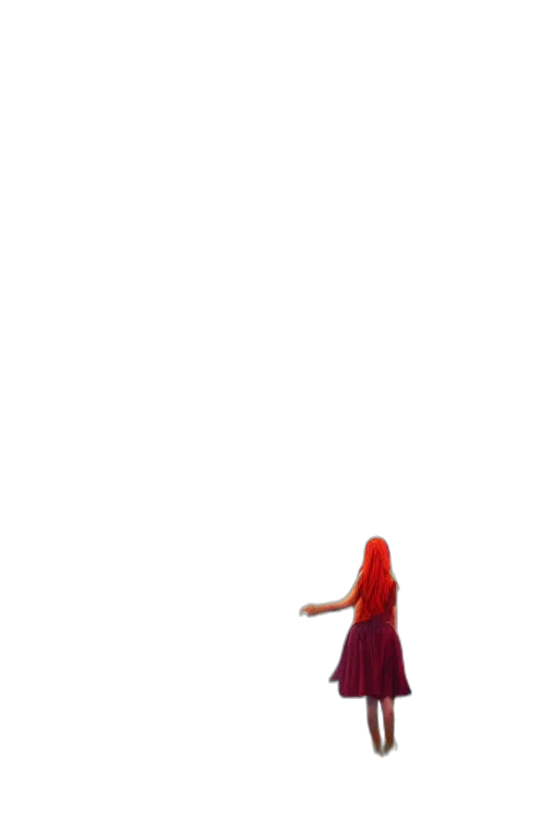 dress, hair, creature, bottle, concept art, 3d render, pixel art, fantasy art transparent PNG cut-out