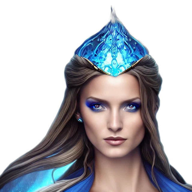crown, hat, jewelry, face, fantasy art, concept art, photorealistic, 3d render transparent PNG cut-out