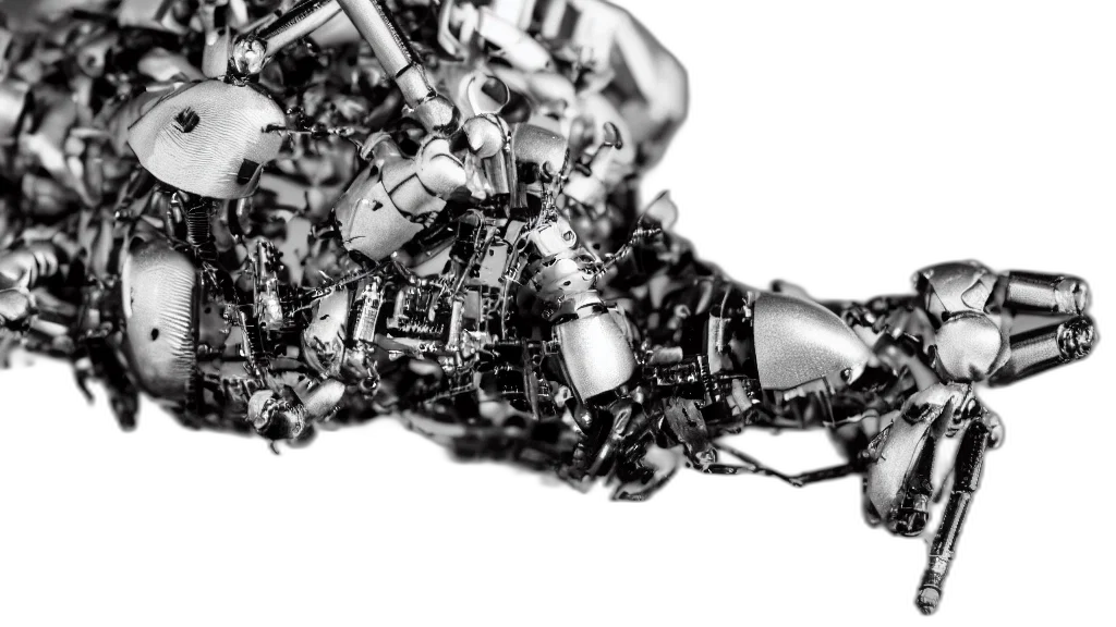 robot, jewelry, weapon, crown, cyberpunk, 3d render, zoom, robotic transparent PNG cut-out