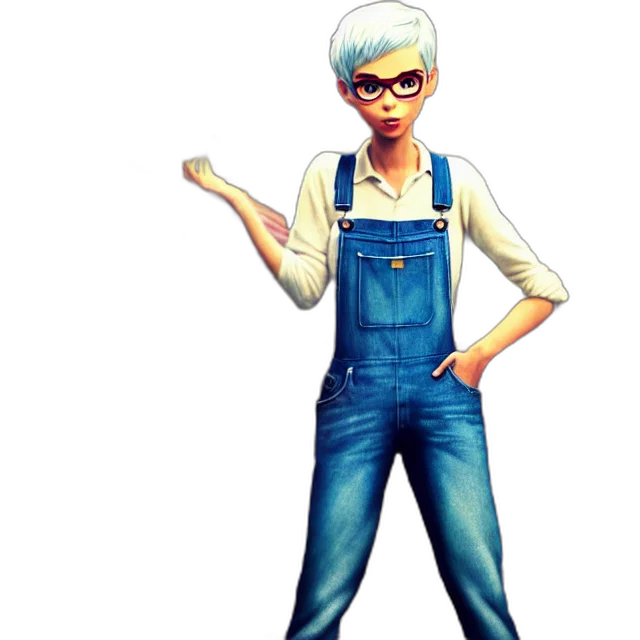staff, cartoon, concept art, fantasy art, 3d render, full, body, pose transparent PNG cut-out