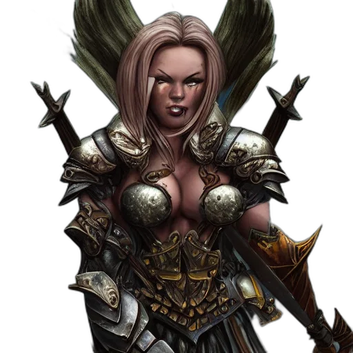 fantasy art, concept art, comic book art, pixel art transparent PNG cut-out