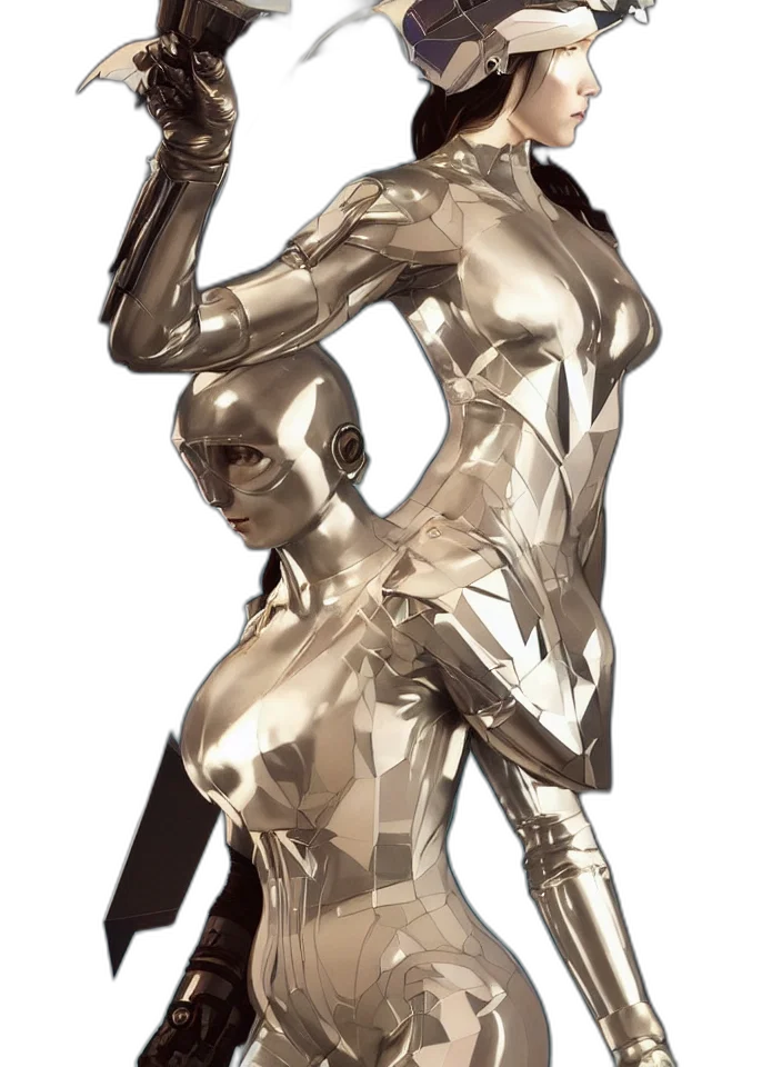 robot, jewelry, dress, mask transparent PNG cut-out