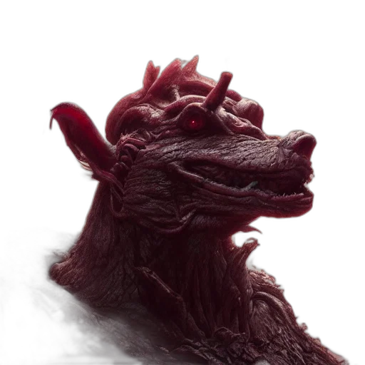 dragon, creature, mask, animal transparent PNG cut-out