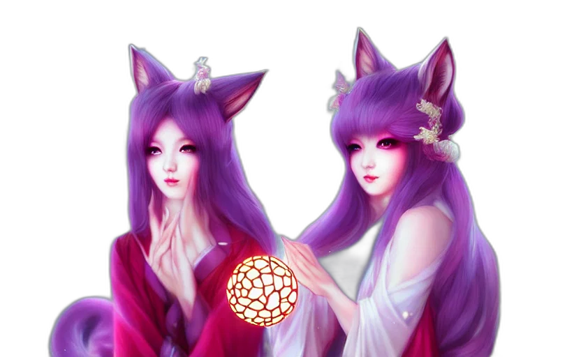 fantasy art, anime, concept art, photorealistic transparent PNG cut-out