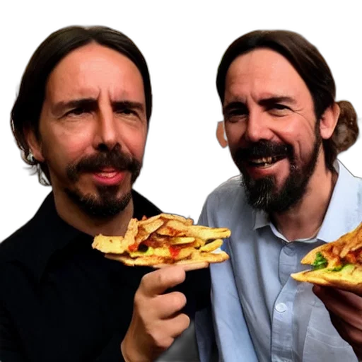 food, concept art, photorealistic, pablo, iglesias, santiago, abascal, sharing transparent PNG cut-out