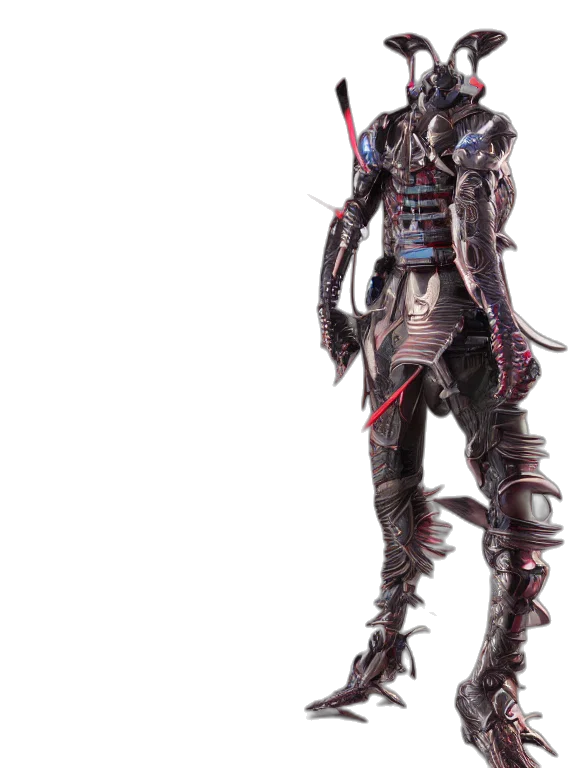 sword, staff, robot, weapon transparent PNG cut-out