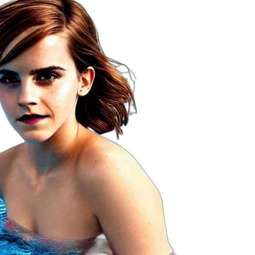 dress, photorealistic, underwater, emma, watson, wearing, swimsuit, swimming transparent PNG cut-out