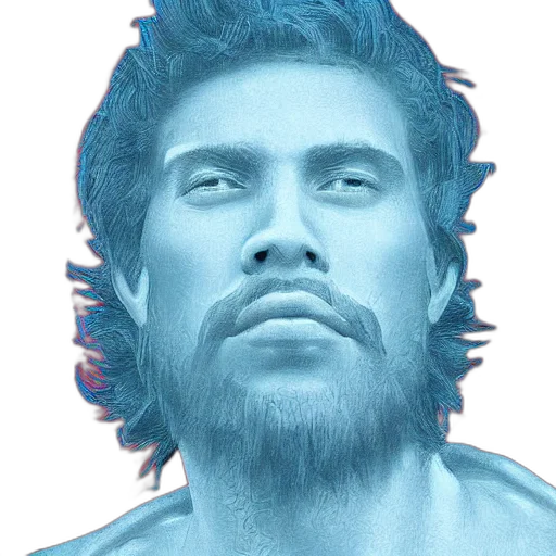 face, hair, dragon, creature transparent PNG cut-out