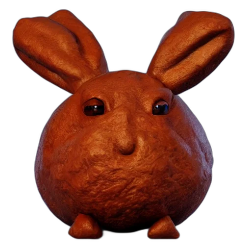 mask, animal, creature, face, 3d render, photorealistic, concept art, meatball transparent PNG cut-out