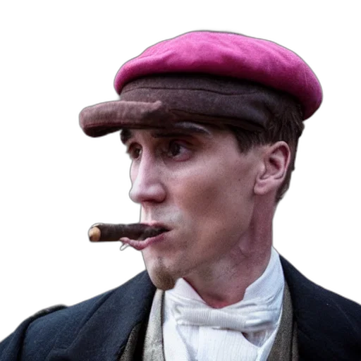 hat, face, staff, animal transparent PNG cut-out