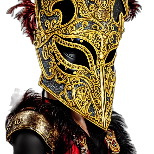 mask, face, fantasy art, full, body, portrait, photo, female transparent PNG cut-out