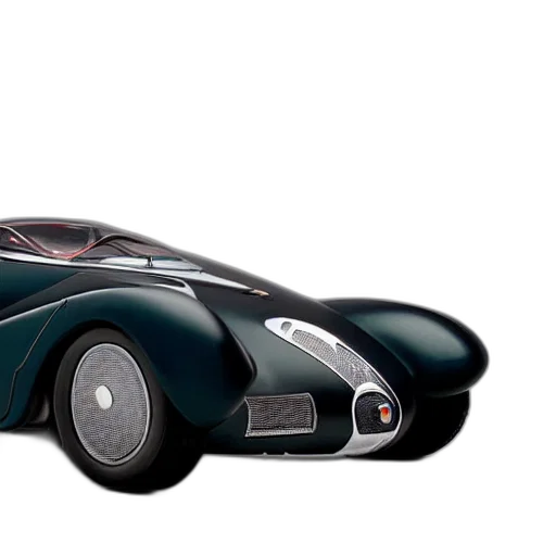 car, 3d render, photorealistic, concept art, retro, futuristic, bugatti, type transparent PNG cut-out