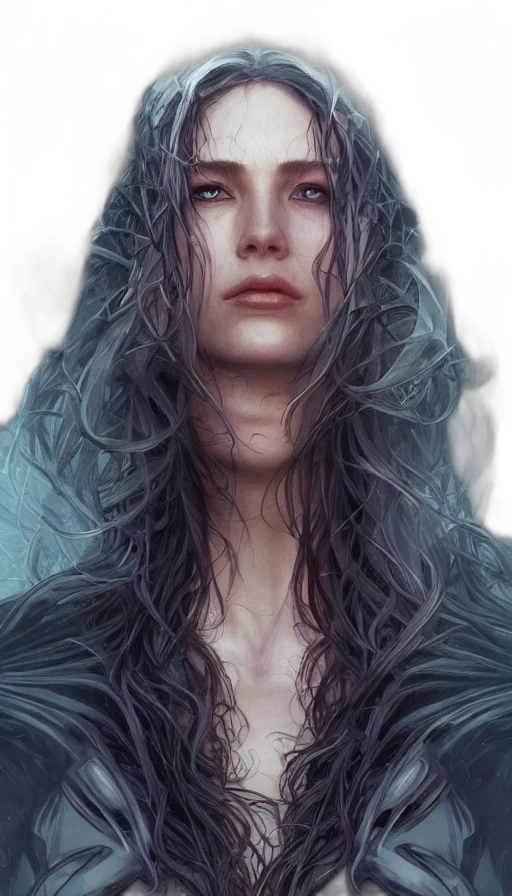 face, mask, hair, creature transparent PNG cut-out