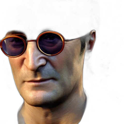 face, hat, mask, staff, 3d render, concept art, photorealistic, cyberpunk transparent PNG cut-out