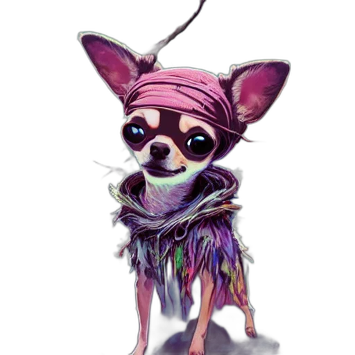 animal, creature, staff, dress, concept art, watercolor, fantasy art, cartoon transparent PNG cut-out