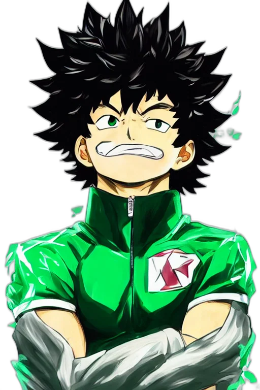 face, jacket, mask, dragon, anime, cartoon, comic book art, pixel art transparent PNG cut-out