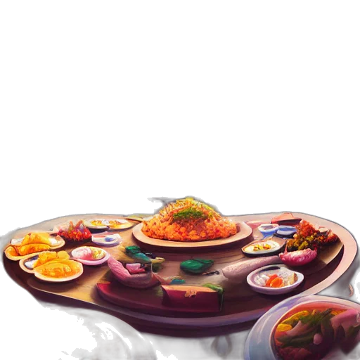 food, jewelry, concept art, photorealistic, 3d render, pixel art, dream, matte transparent PNG cut-out