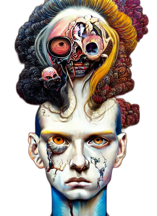 mask, face, creature, robot transparent PNG cut-out