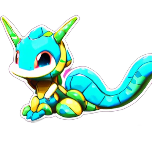 dragon, creature, staff, animal transparent PNG cut-out