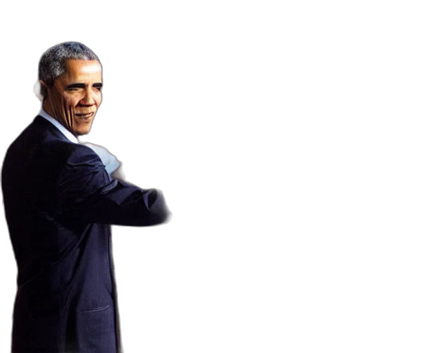 weapon, staff, photorealistic, concept art, 3d render, comic book art, obama, pinmp transparent PNG cut-out