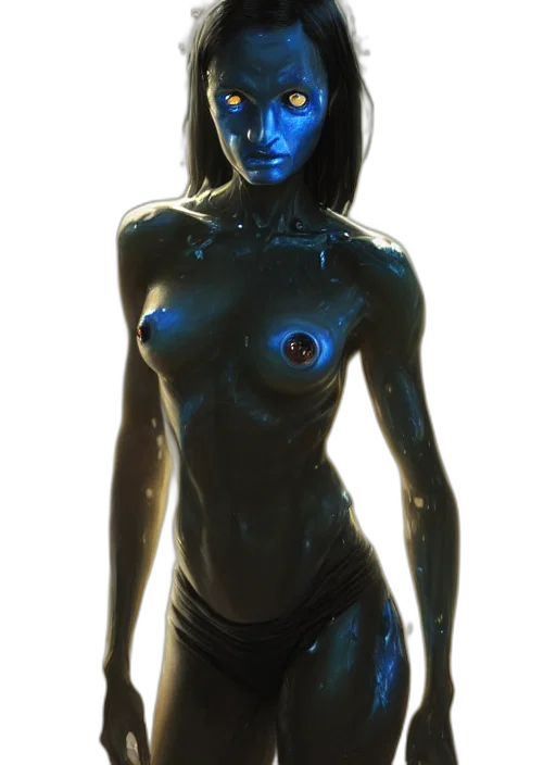 robot, mask, dress, creature, concept art, comic book art, fantasy art, cyberpunk transparent PNG cut-out