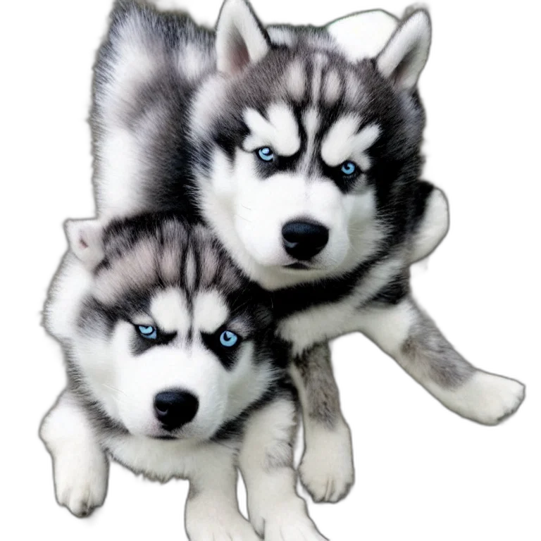 animal, jewelry, photorealistic, concept art, fantasy art, 3d render, cutest, husky transparent PNG cut-out