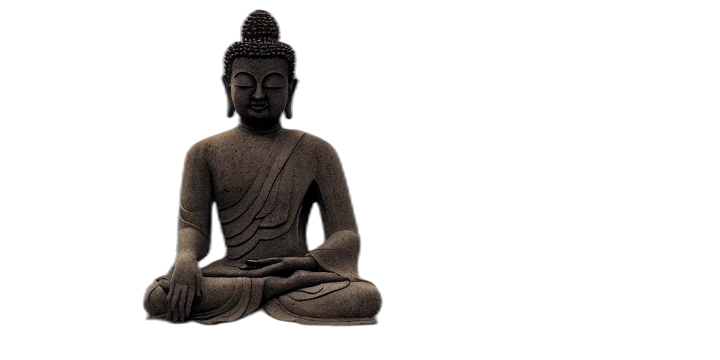 3d render, misty, morning, group, butterflies, perched, pile, buddha transparent PNG cut-out