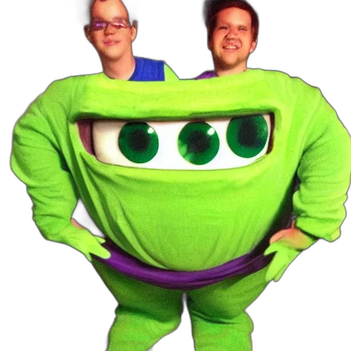 robot, staff, creature, jacket transparent PNG cut-out
