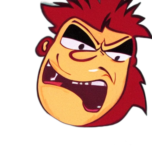 face, staff, crown, cartoon transparent PNG cut-out