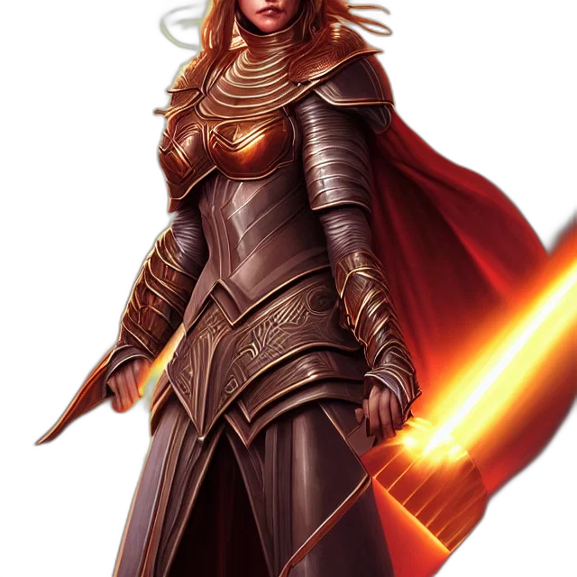 sword, staff, fantasy art, concept art, comic book art, pixel art, fire, golden transparent PNG cut-out