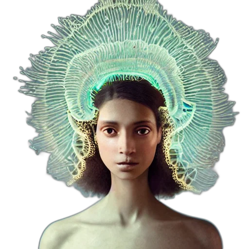 crown, hair, jewelry, hat, fantasy art, photorealistic, concept art, 3d render transparent PNG cut-out