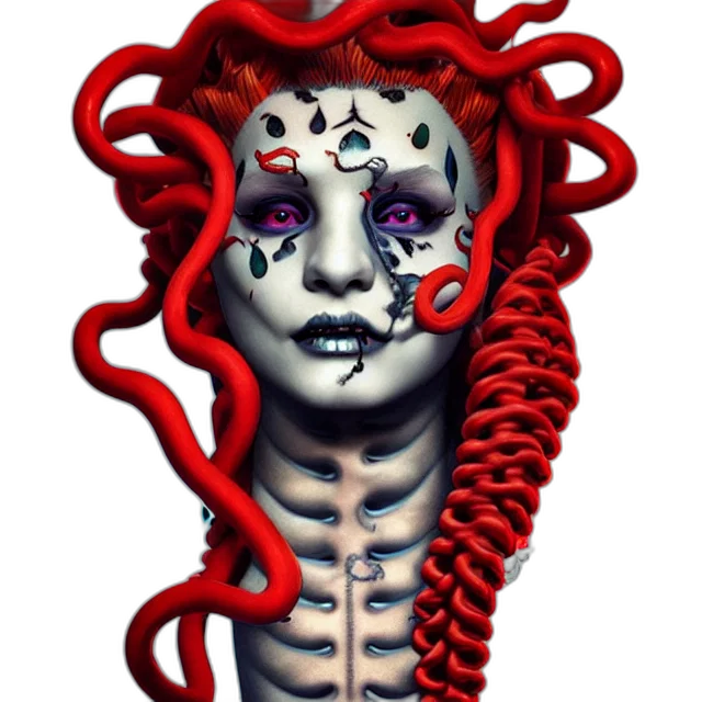 creature, jewelry, mask, hair, concept art, pixel art, fantasy art, 3d render transparent PNG cut-out
