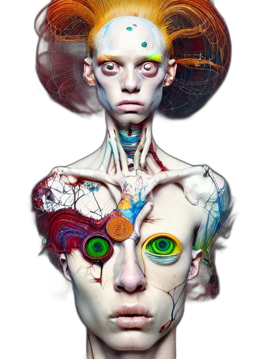 face, mask, robot, creature transparent PNG cut-out