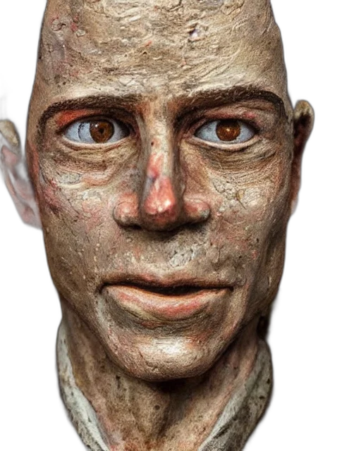 face, mask, creature, staff transparent PNG cut-out