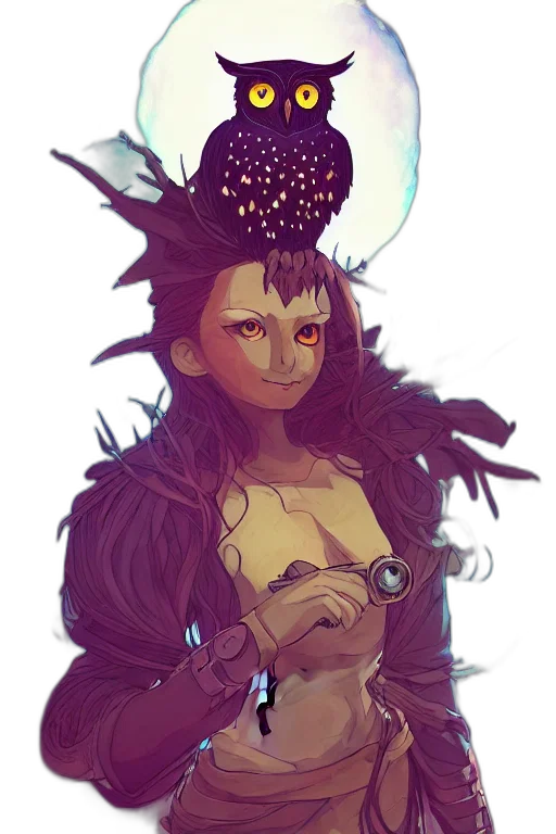 crown, staff, mask, creature transparent PNG cut-out