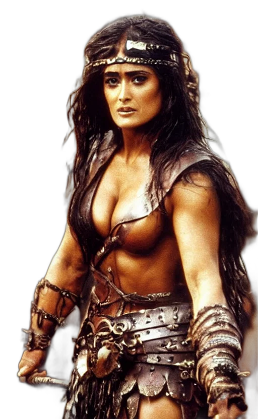fantasy art, photorealistic, concept art, comic book art, epic, photo, muscular, salma transparent PNG cut-out