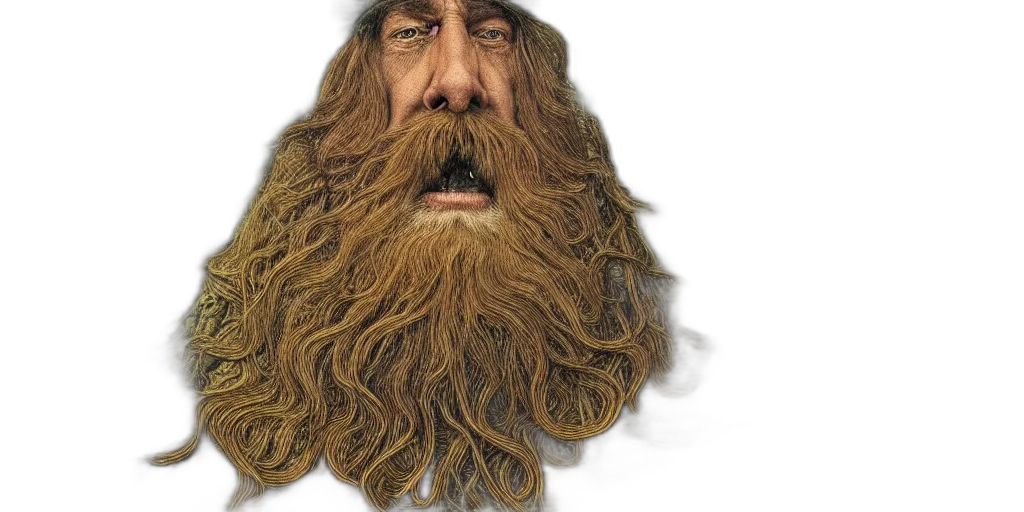 hair, mask, face, creature transparent PNG cut-out