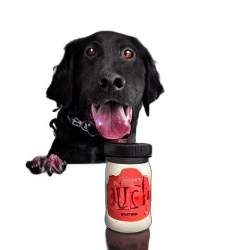 cultist, dog, glowing, red transparent PNG cut-out