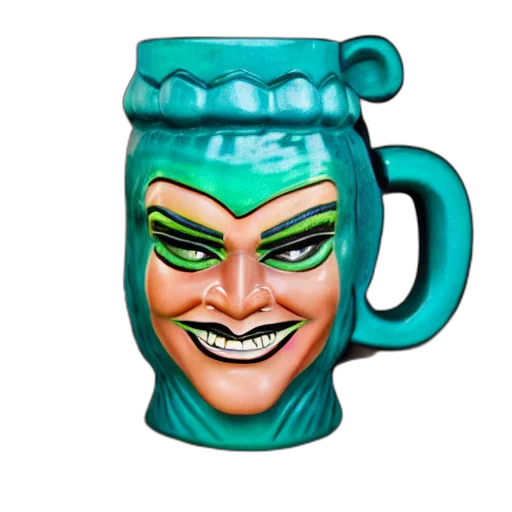 face, bottle, crown, mask transparent PNG cut-out