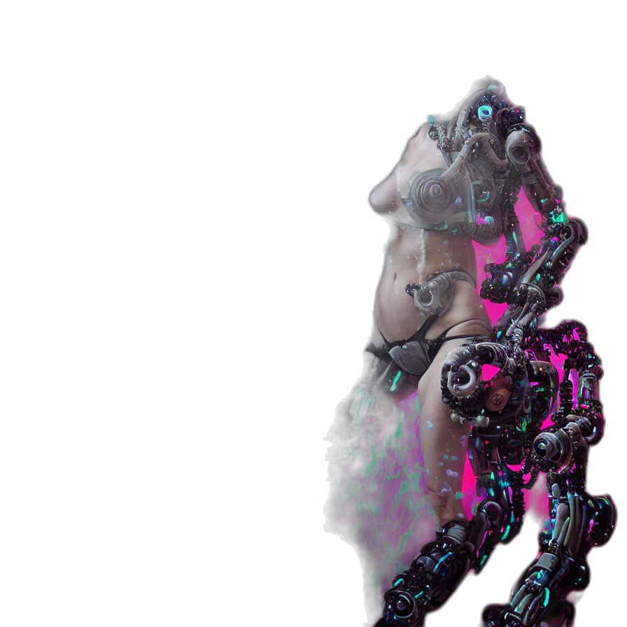robot, creature, weapon, dragon transparent PNG cut-out