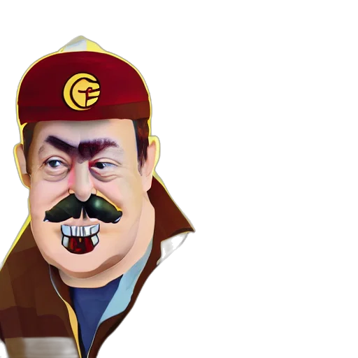 staff, face, cartoon, concept art transparent PNG cut-out