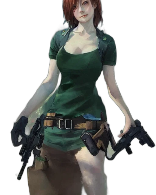 weapon, staff, dress, concept art, fantasy art, 3d render, pixel art, green transparent PNG cut-out