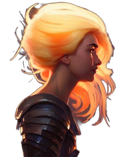 crown, hair, face, dragon transparent PNG cut-out