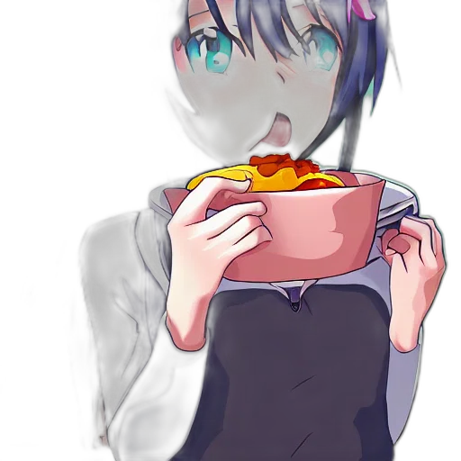 food, robot, creature, face transparent PNG cut-out
